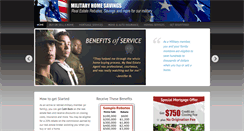 Desktop Screenshot of militaryhomesavings.com